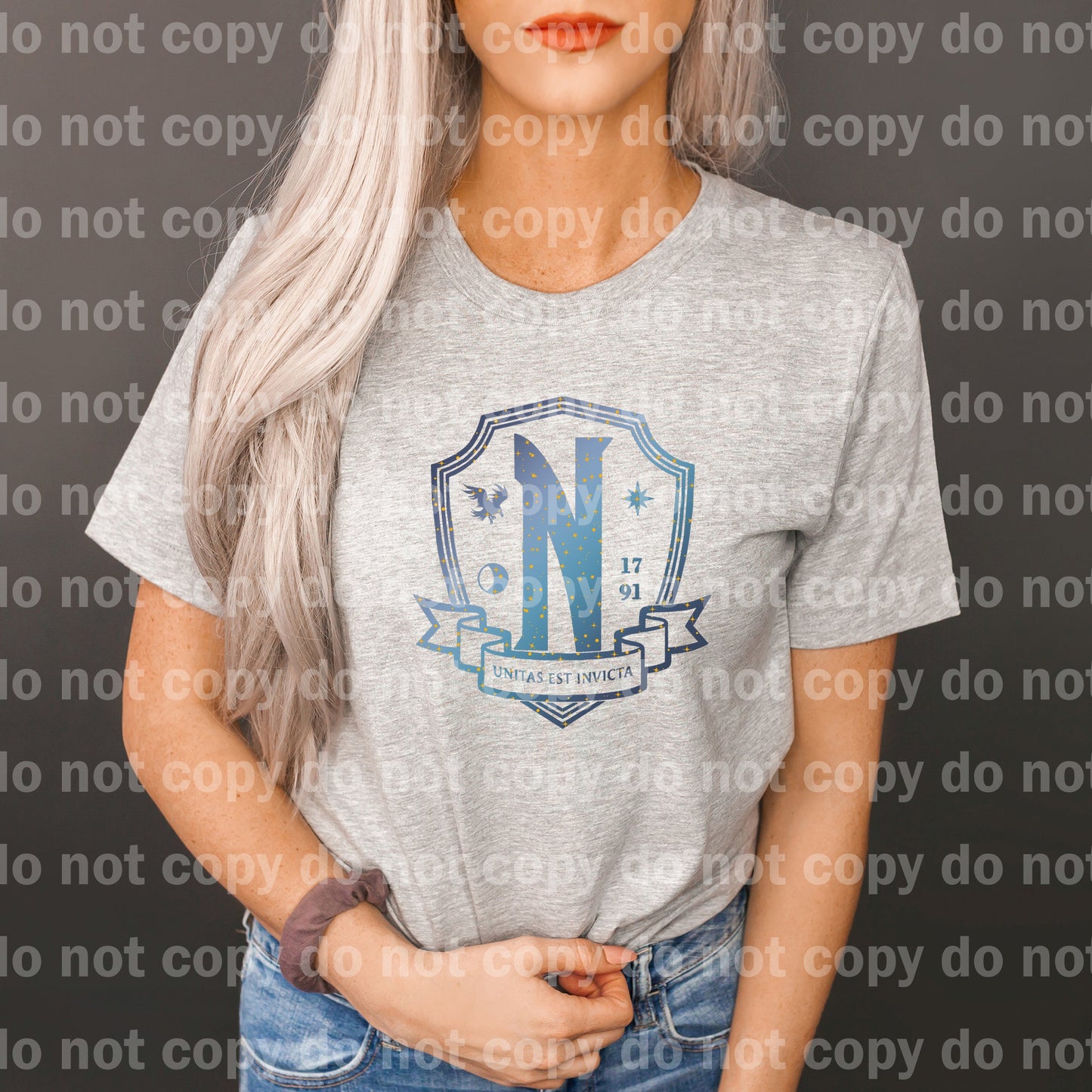 Nevermore Logo Blue With Stars Dream Print or Sublimation Print