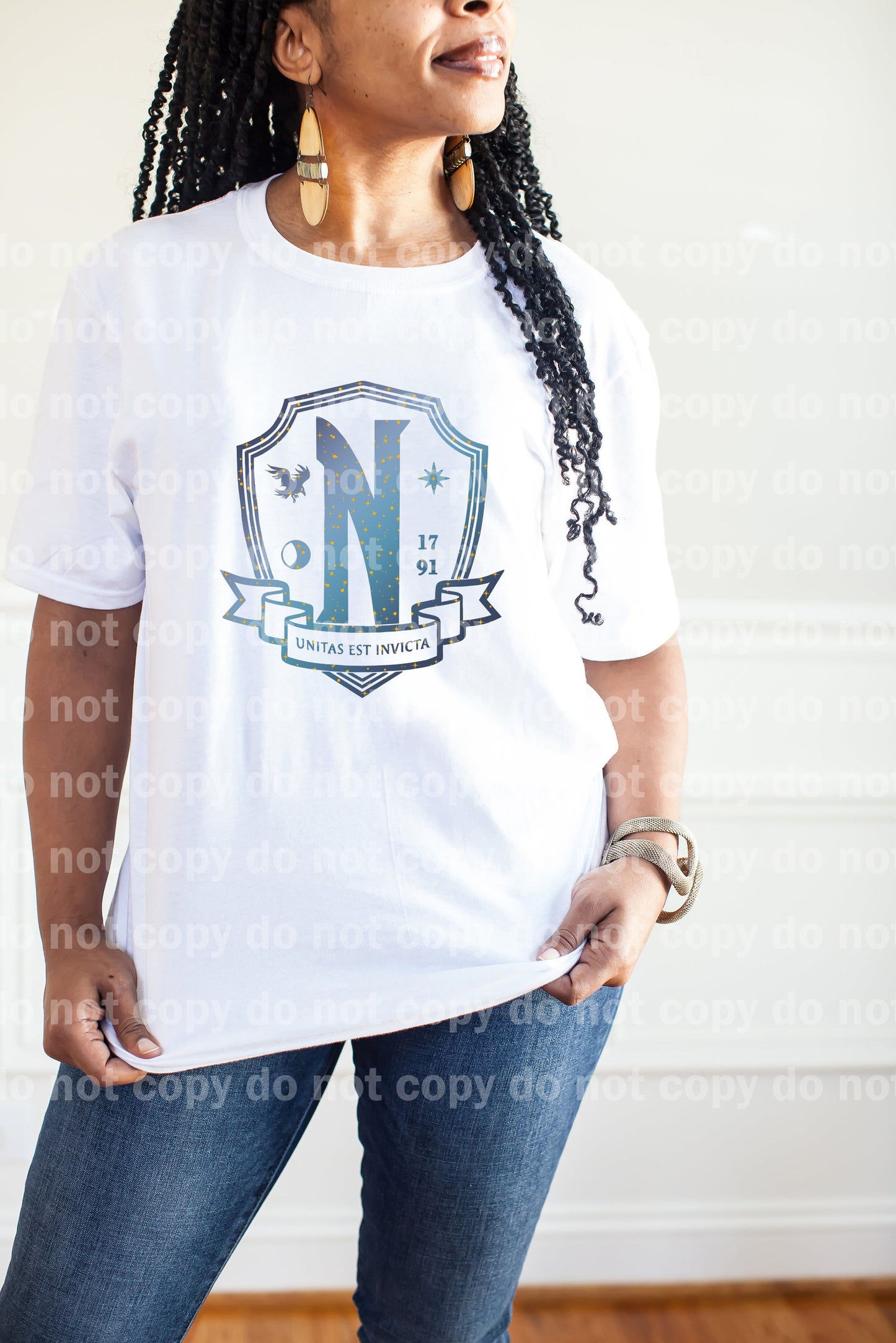 Nevermore Logo Blue With Stars Dream Print or Sublimation Print