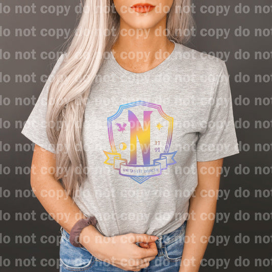 Nevermore Logo Rainbow Color Dream Impresión o Impresión por Sublimación
