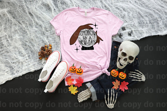 Tomorrow is a New Day Dark Color Witch Hand Dream Print or Sublimation Print