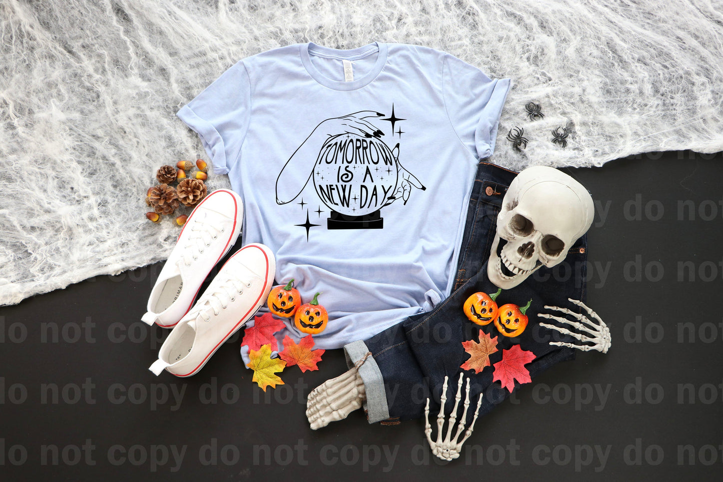 Tomorrow is a New Day One Color Witch Hand Dream Print or Sublimation Print