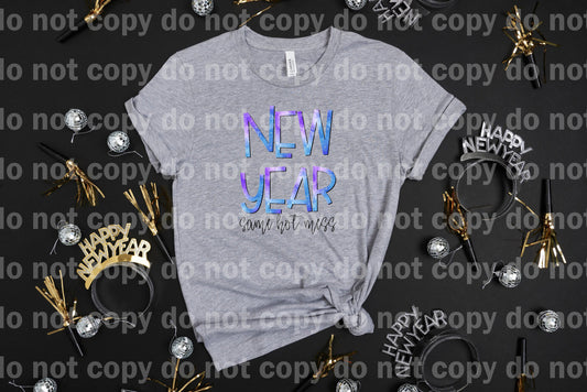 New Year Same Hot Mess Purple Blue Dream Print or Sublimation Print