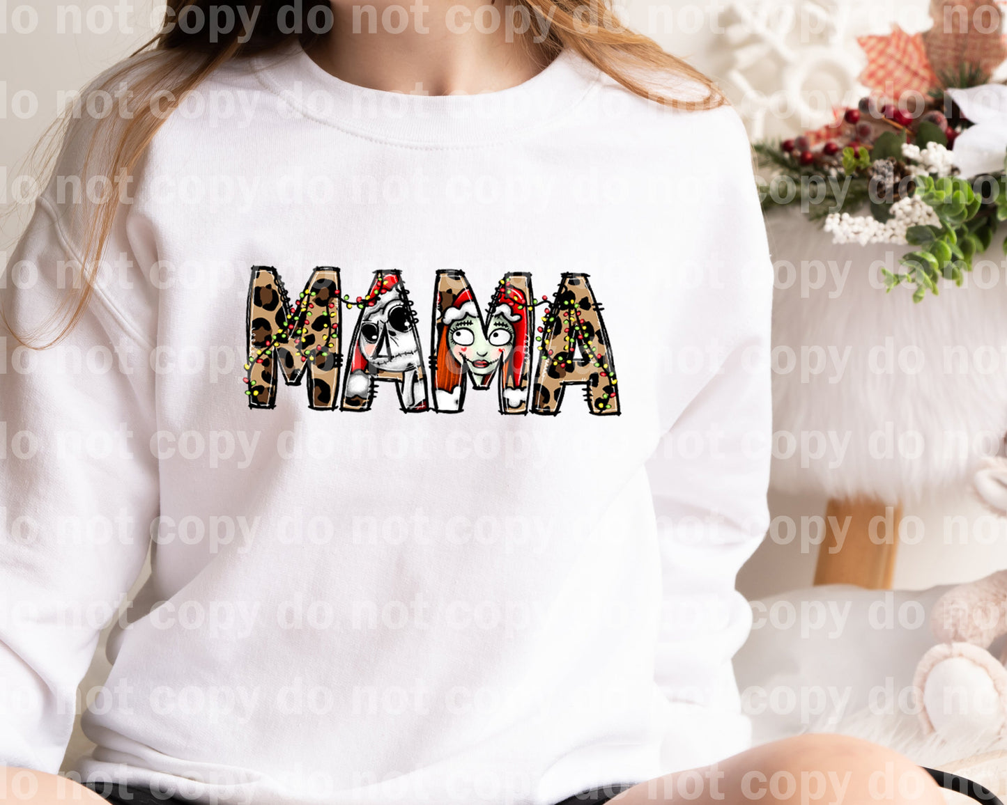 Nightmare Christmas Mama Dream Print or Sublimation Print