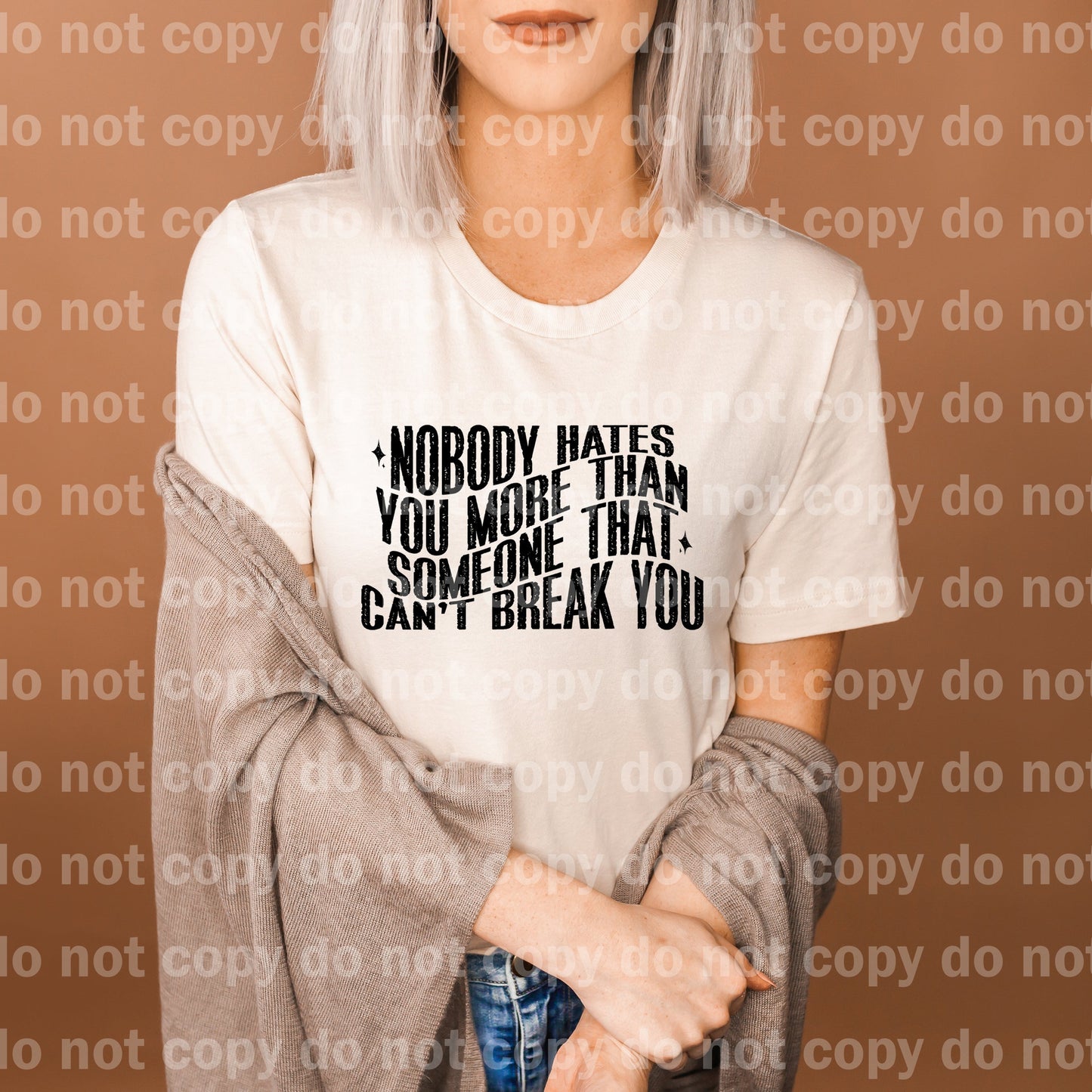 Nobody Hates You Squiggle Black/White Dream Print or Sublimation Print
