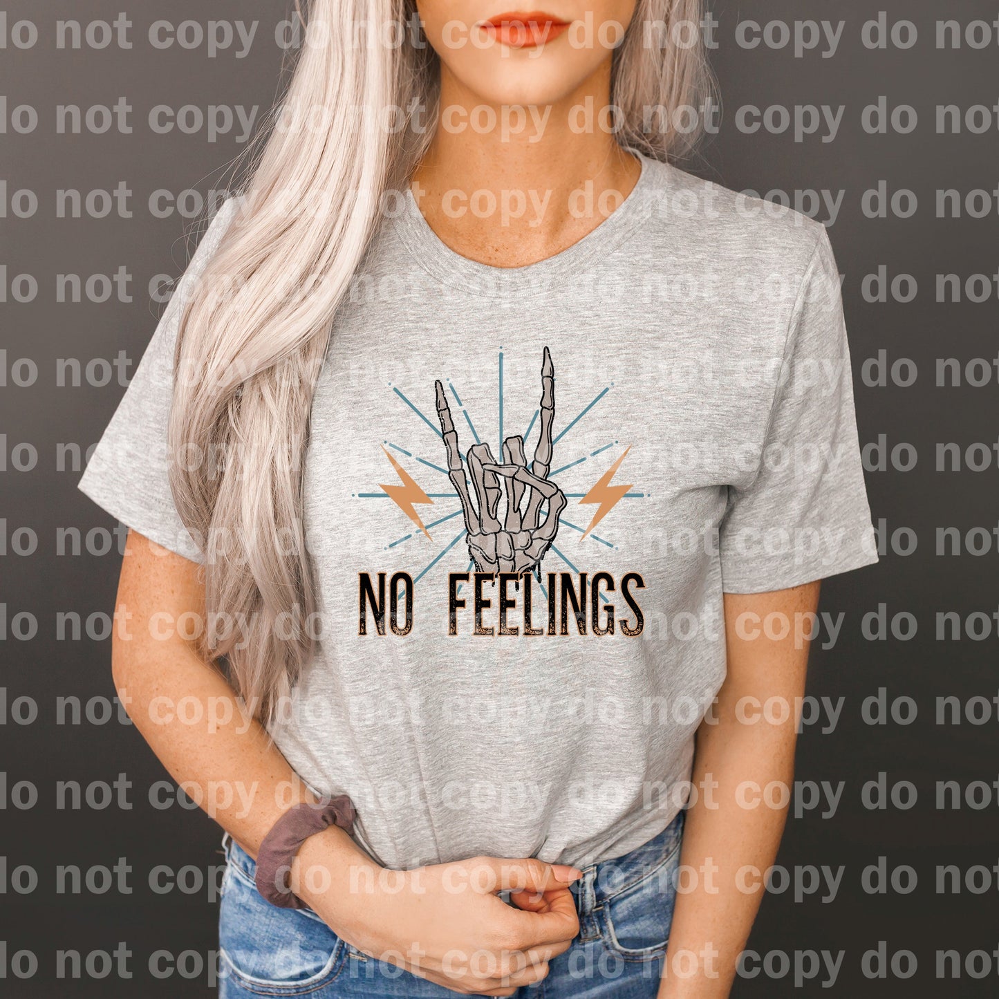 No Feelings Skellie Hand Dream Print or Sublimation Print