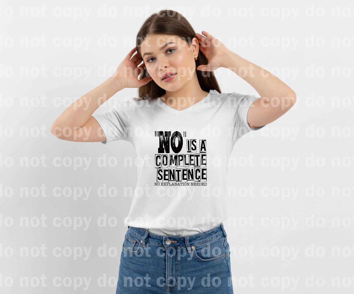 No Is A Complete Sentence, No Explanation Needed Dream Print or Sublimation Print