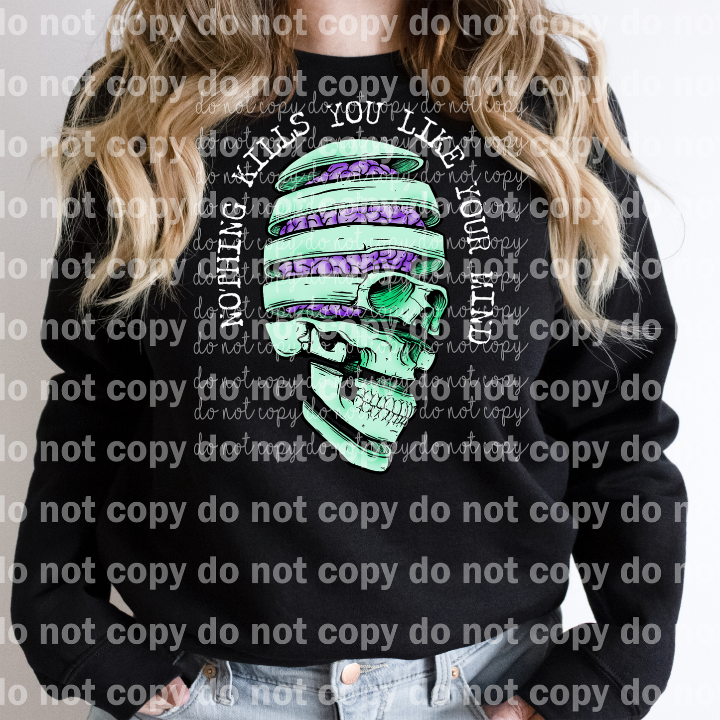 Nothing Kills You Like Your Mind Black/White Dream Print or Sublimation Print