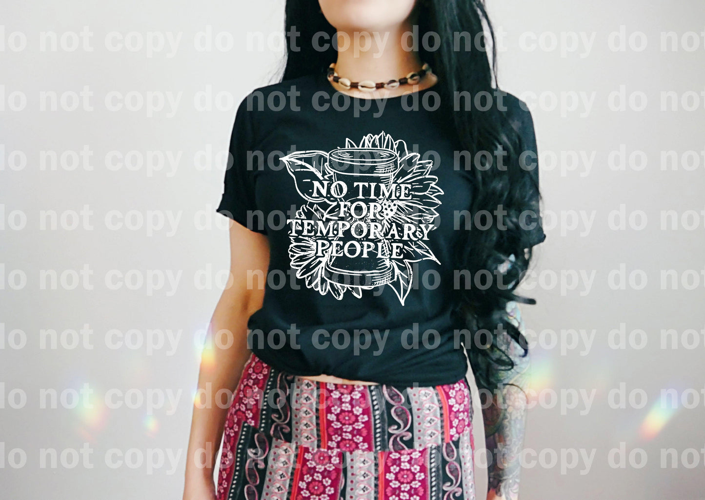 No Time For Temporary People Black / White Dream Print or Sublimation Print