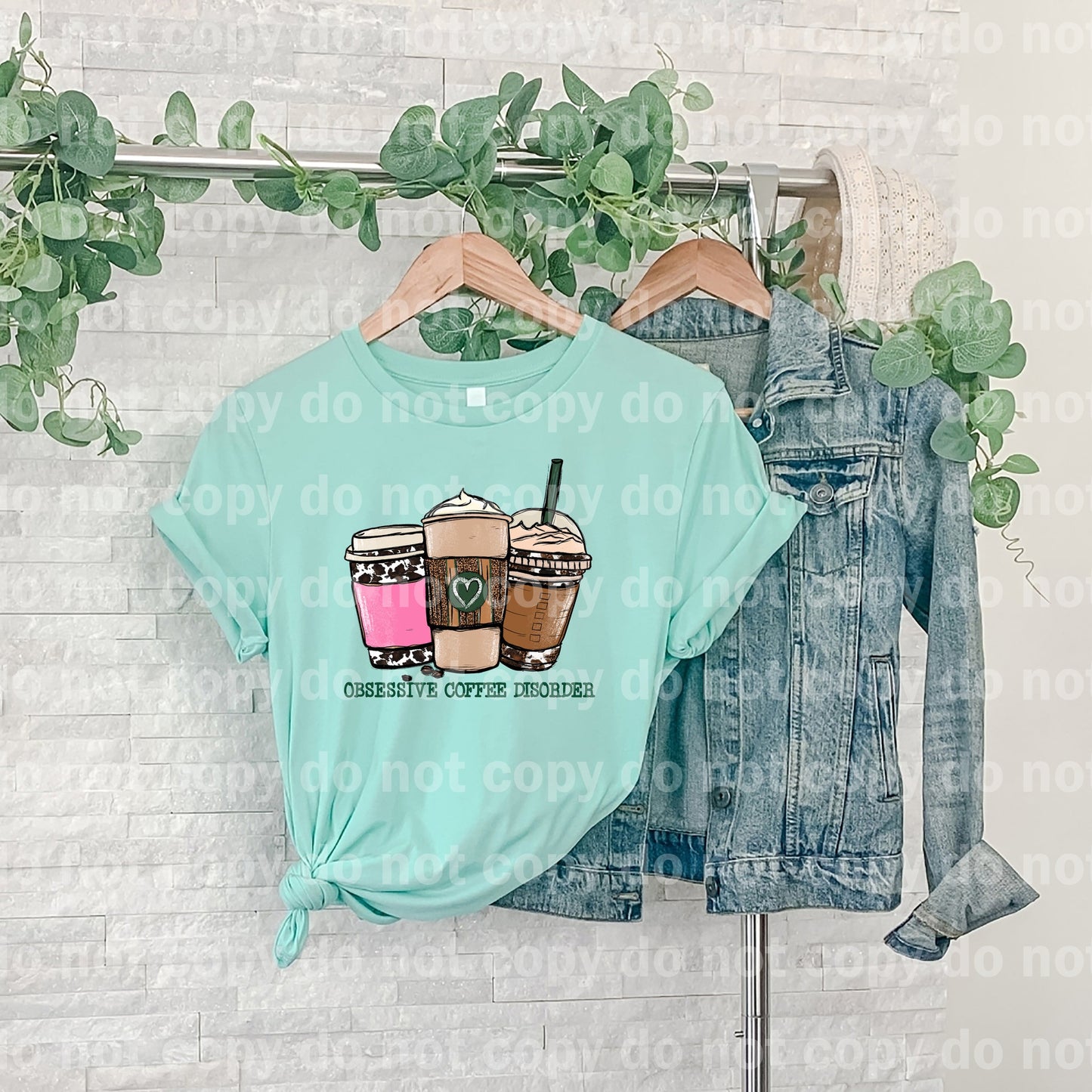 Obsessive Coffee Disorder Heart Dream Print or Sublimation Print