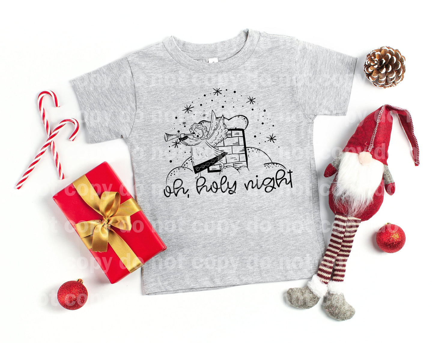 Oh Holy Night Black/White Dream Print or Sublimation Print