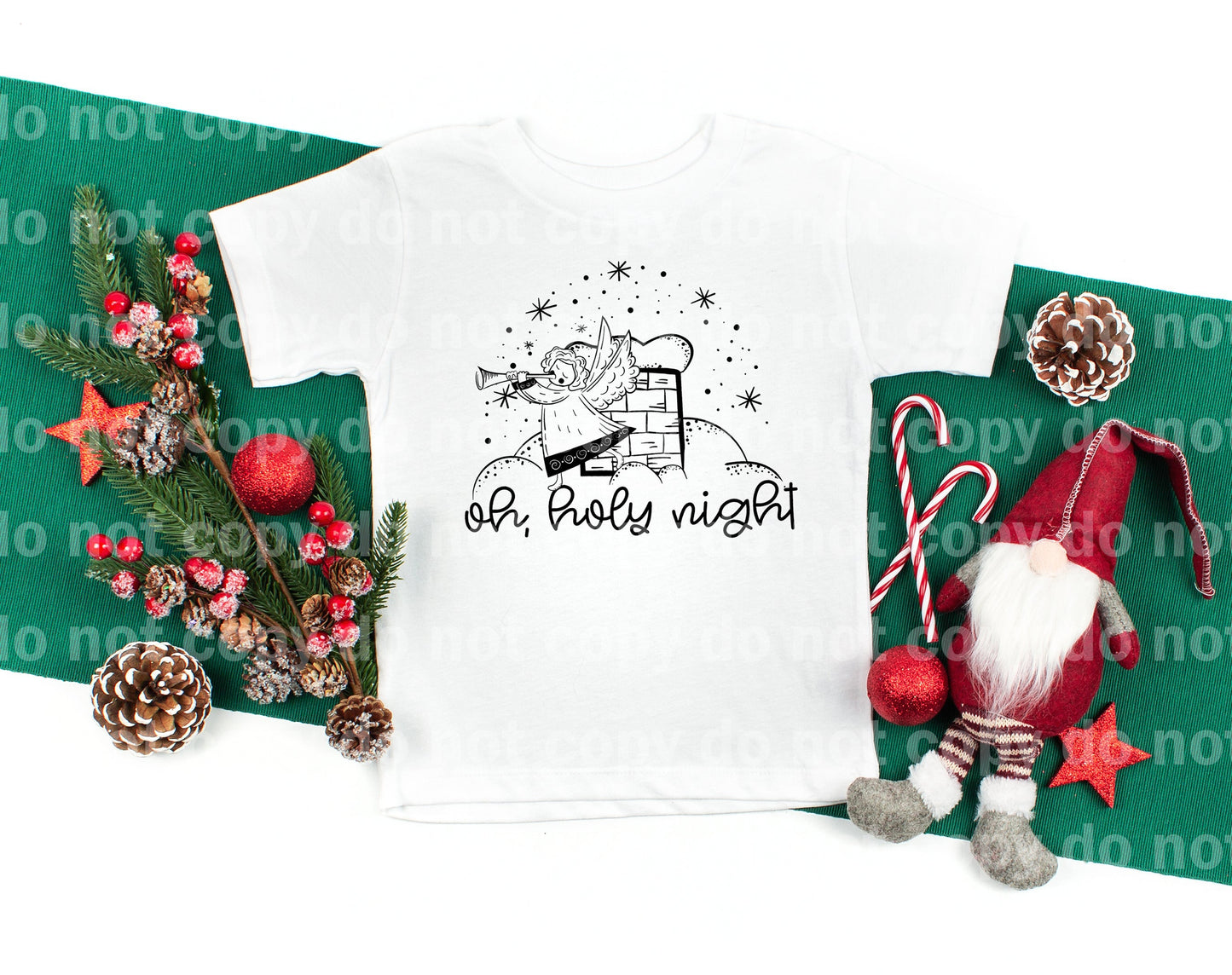 Oh Holy Night Black/White Dream Print or Sublimation Print