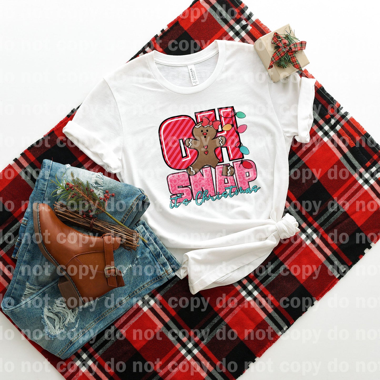 Oh Snap It's Christmas Ribbon Dream Print or Sublimation Print