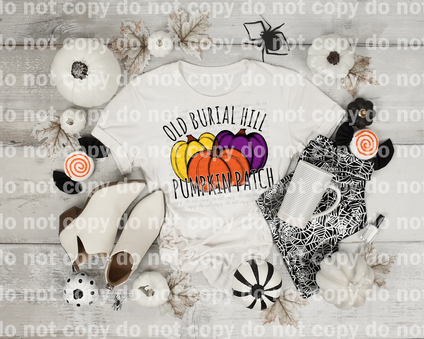 Old Burial Hill Pumpkin Patch Full Color/One Color Dream Print or Sublimation Print