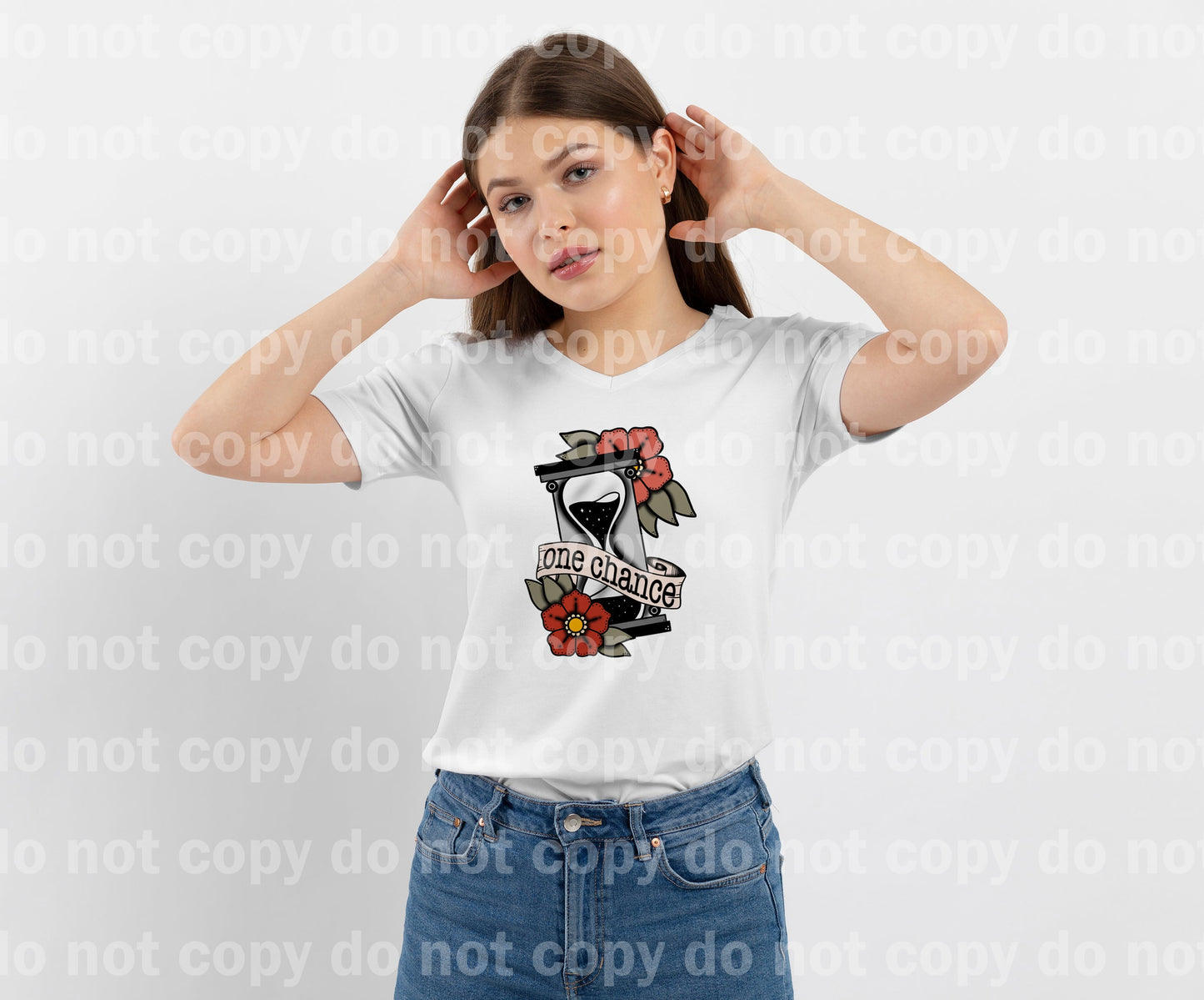 One Chance Sand Timer Full Color/One Color Dream Print or Sublimation Print