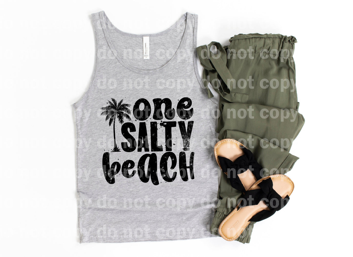 One Salty Beach Black Dream Print or Sublimation Print