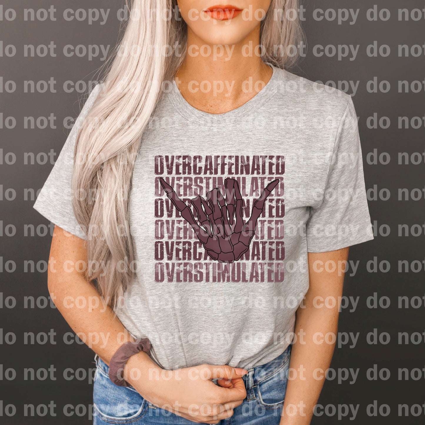 Overcaffeinated Skellie Hand Dream Print or Sublimation Print