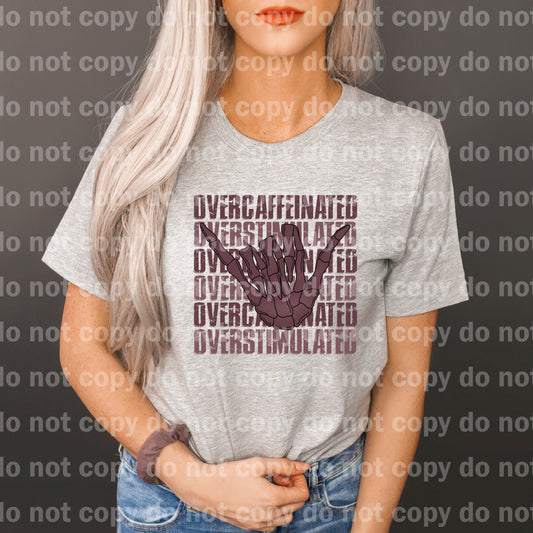 Overcaffeinated Skellie Hand Dream Print or Sublimation Print