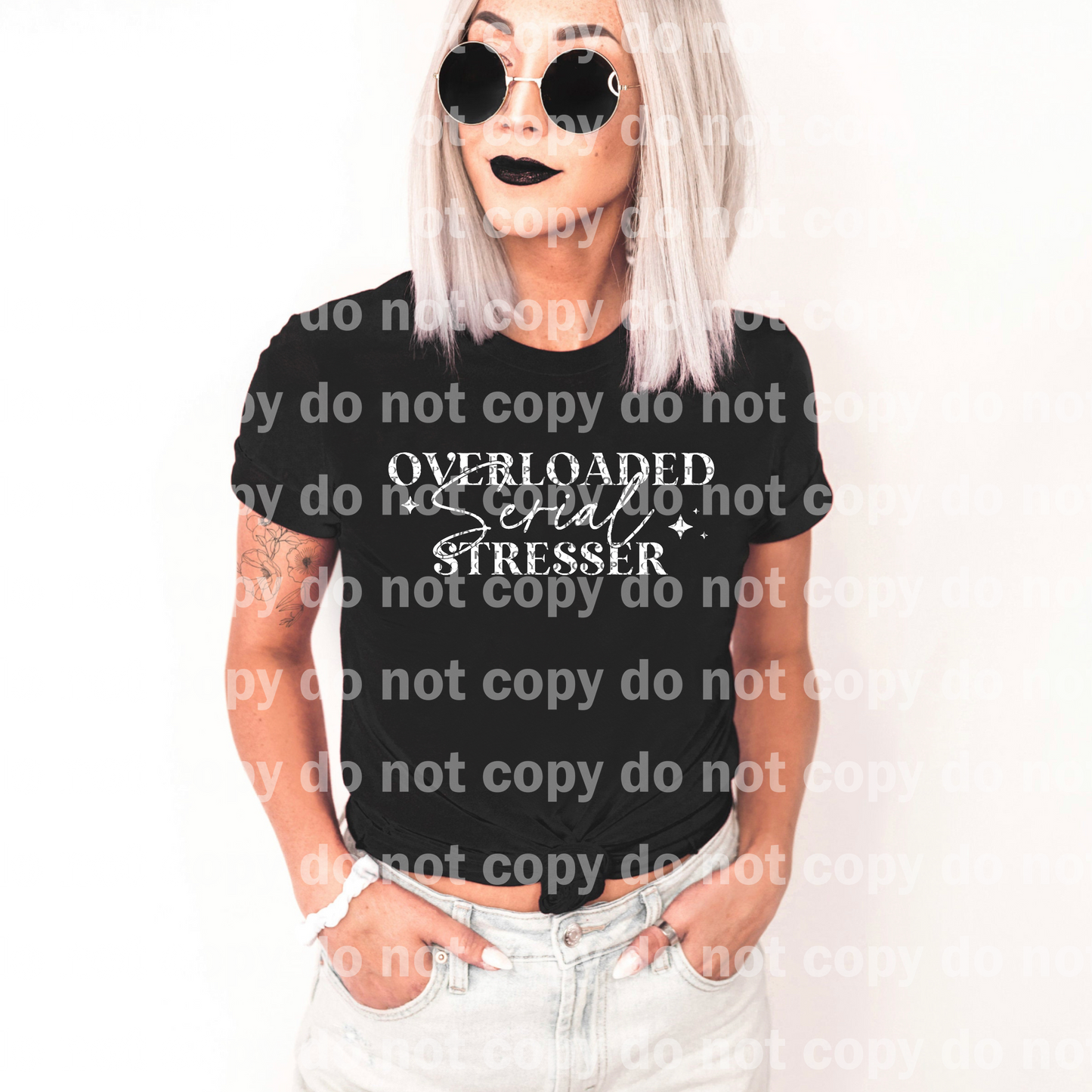 Overloaded Serial Stresser Black/White Dream Print or Sublimation Print