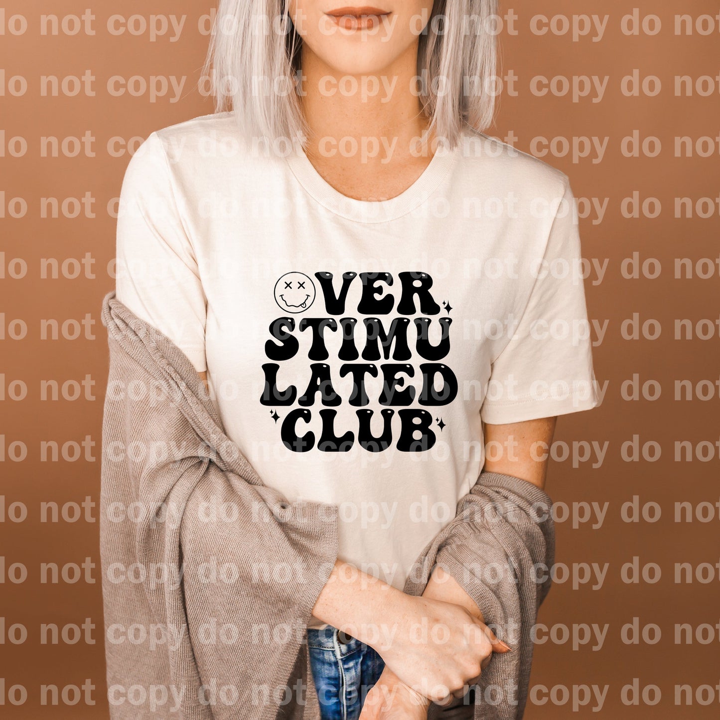 Overstimulated Club Black/Blue/White Dream Print or Sublimation Print