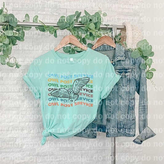 Owl Post Service Wavy Word Stack Dream Print or Sublimation Print