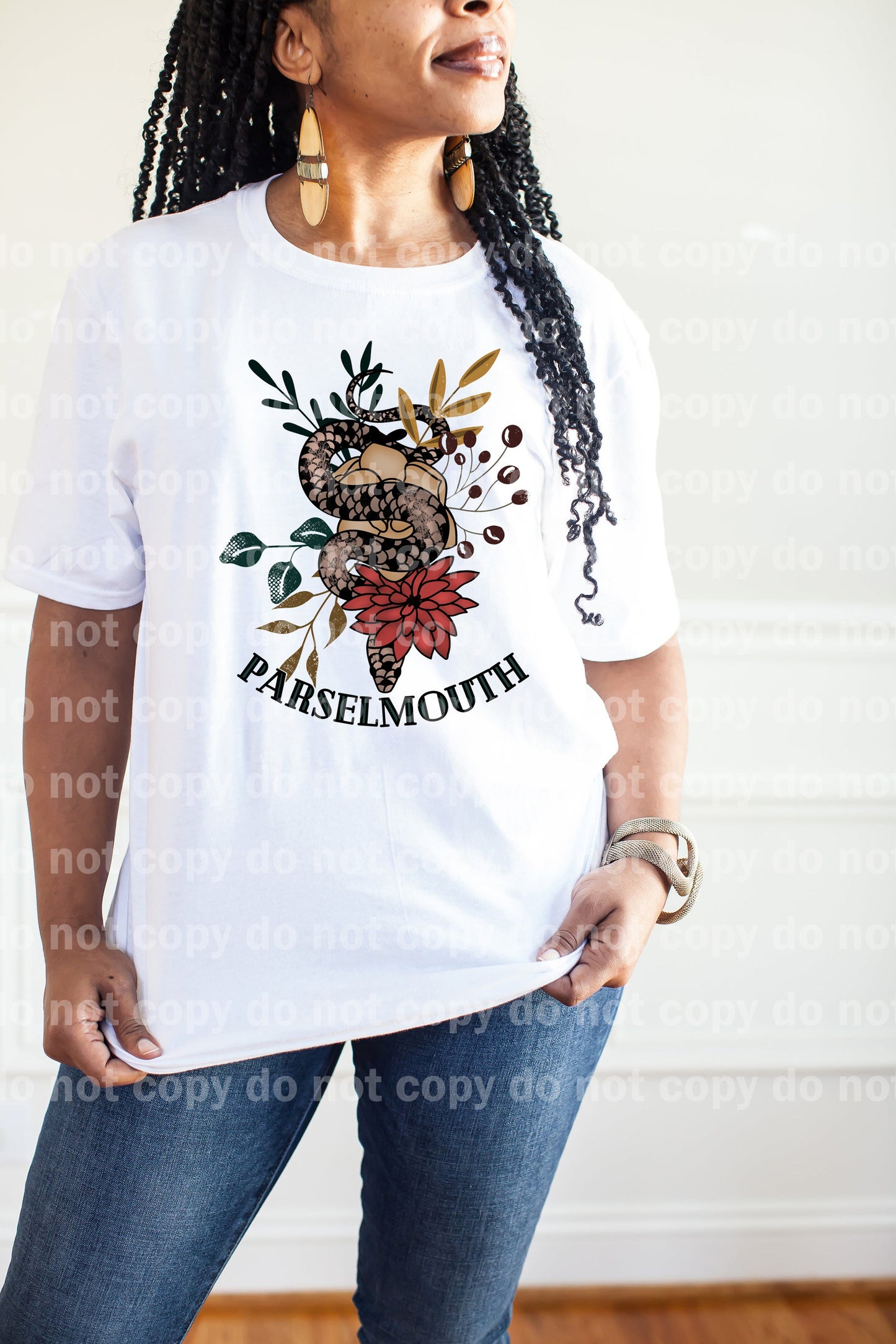 Parselmouth Typography Full Color/One Color Dream Print or Sublimation Print