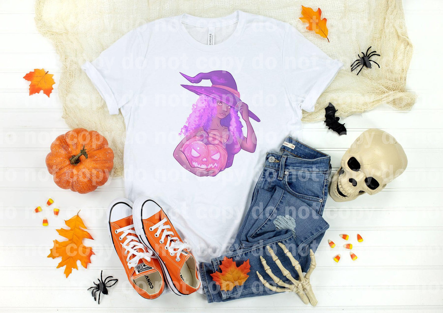 Pastel Witch Pumpkin Dream Print or Sublimation Print