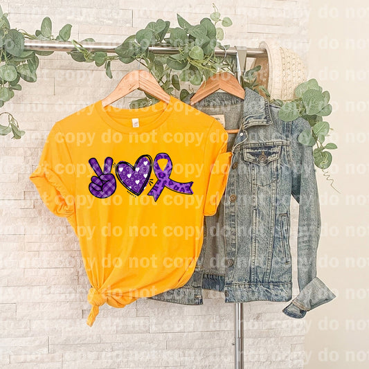 Peace Love Lupus Purple Dream Print or Sublimation Print