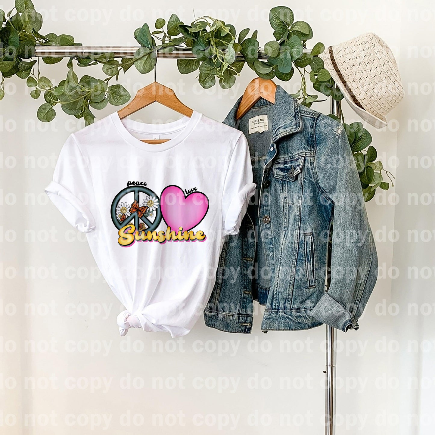 Peace Love Sunshine Dream Print or Sublimation Print