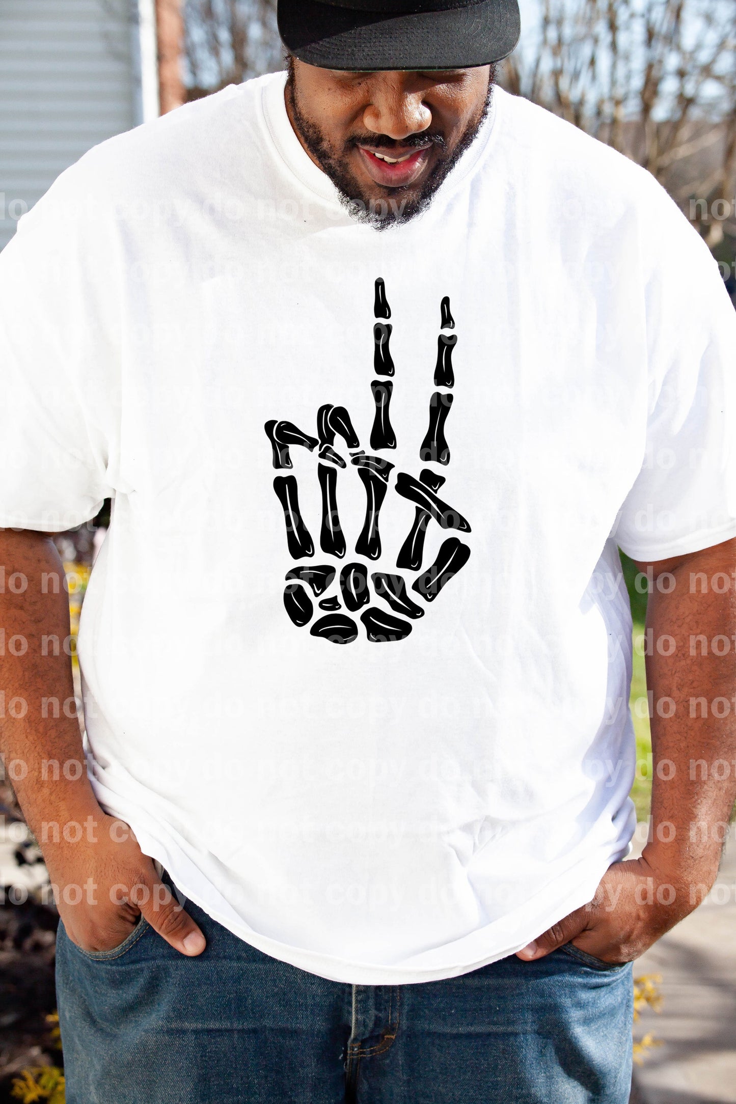 Impresión de sueño de mano de Peace Skellie o impresión de sublimación