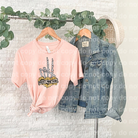 Peace Skellie Girasol angustiado a todo color/impresión de ensueño de un color o impresión de sublimación