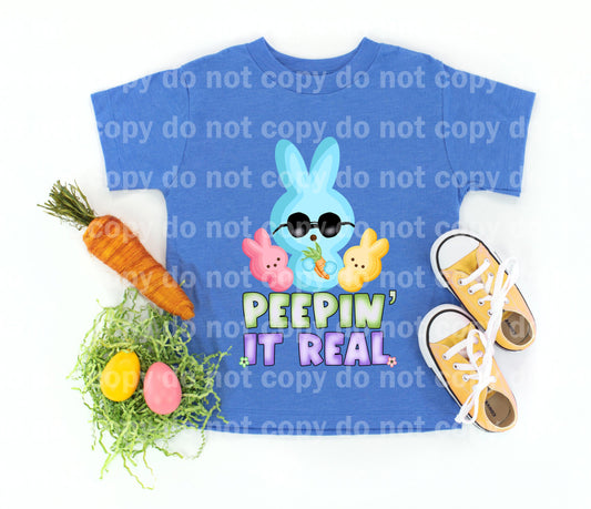 Peepin' It Real Bunny Dream print transfer