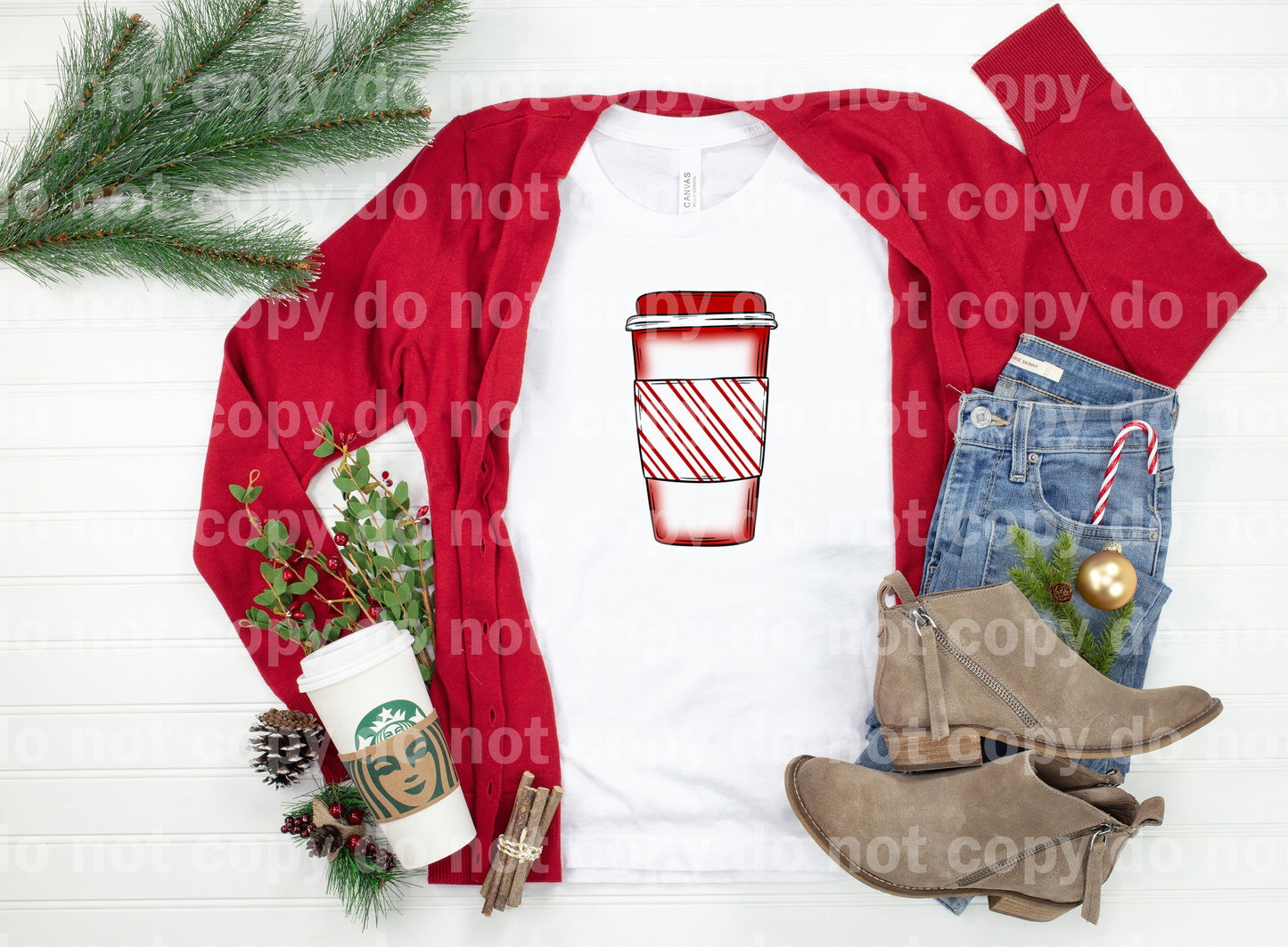 Peppermint Mocha In Cup Dream Print or Sublimation Print
