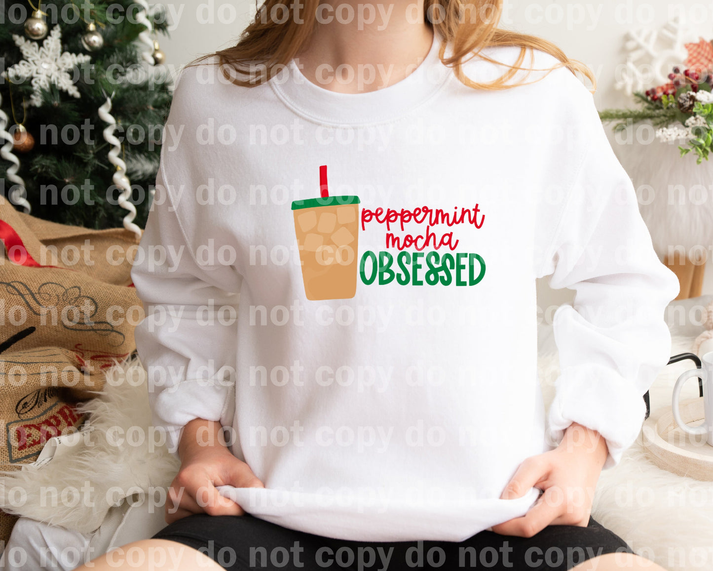 Peppermint Mocha Obsessed Dream Print or Sublimation Print