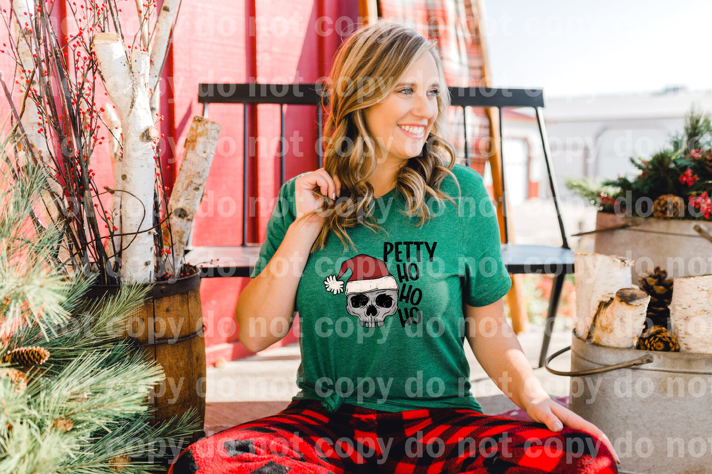 Petty Ho Ho Ho Distressed Full Color/One Color Dream Print or Sublimation Print