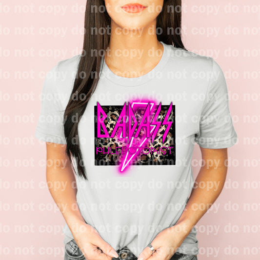 Badass Phlebotomist Neon Pink Dream Print or Sublimation Print
