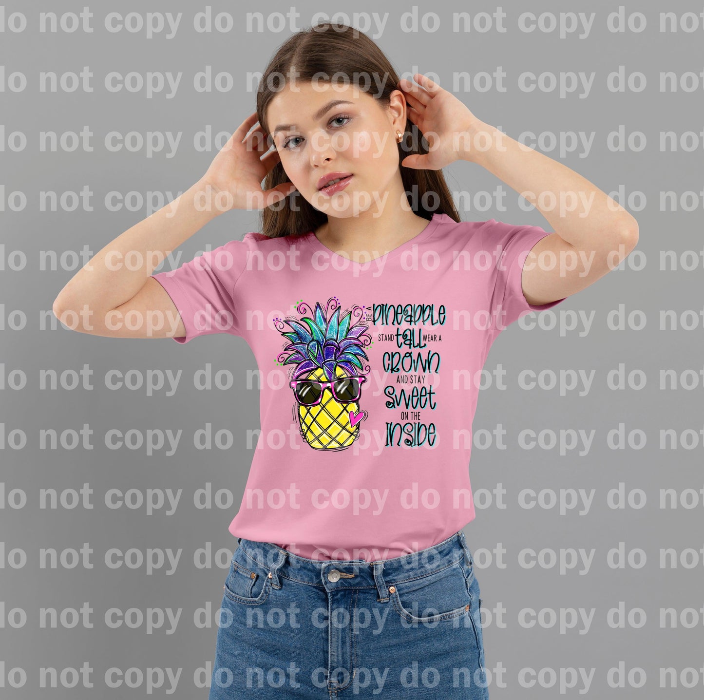 Be A Pineapple Stand Tall Wear A Crown And Stay Sweet On The Inside Pineapple Dream Print or Sublimation Print