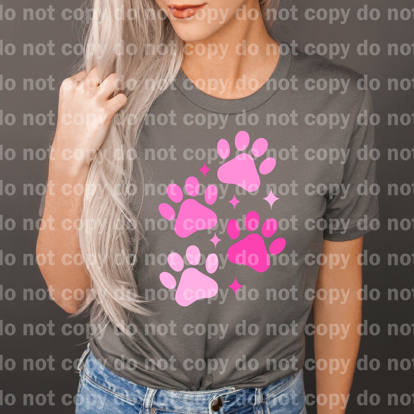 Pink Paws Dream Print or Sublimation Print