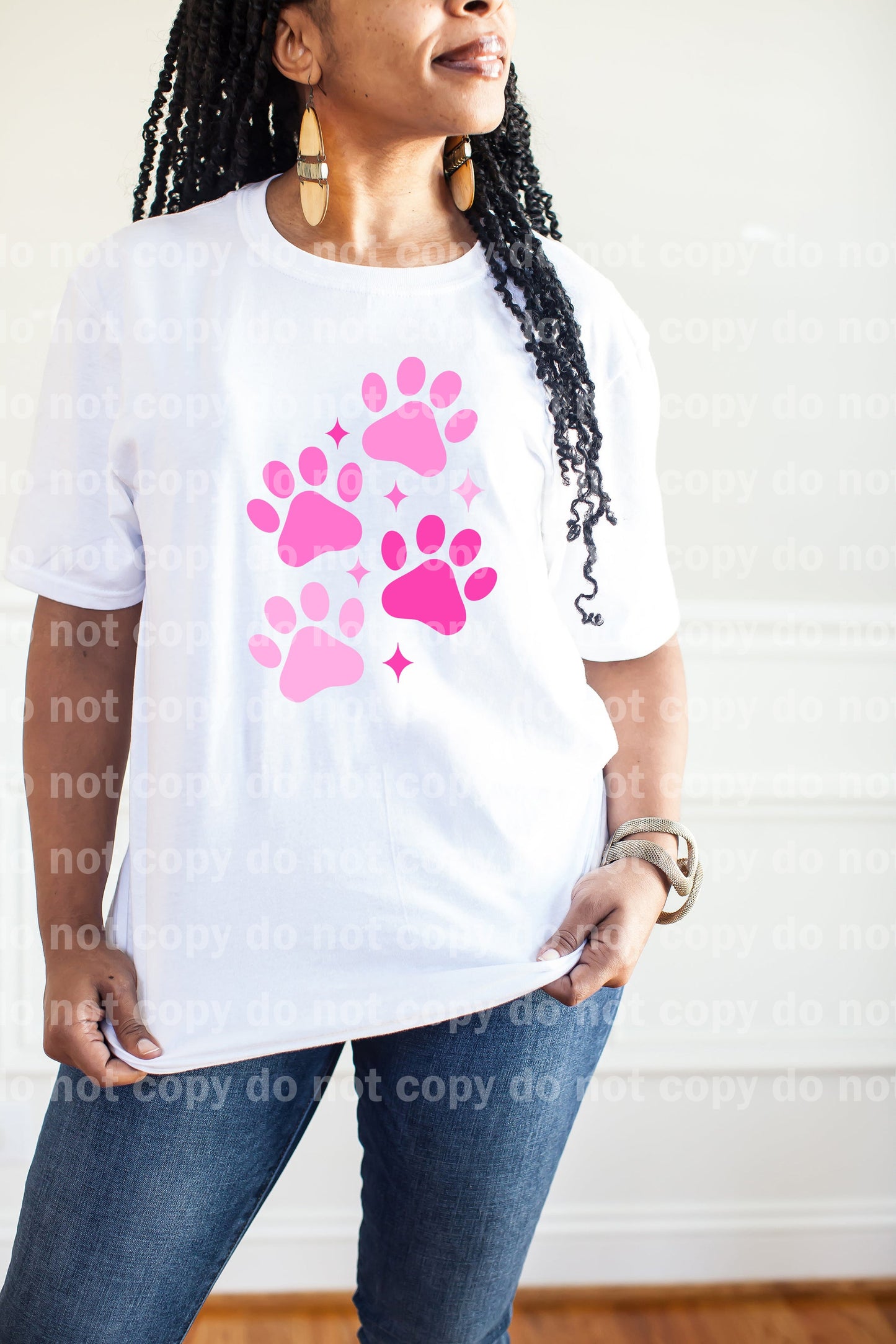 Pink Paws Dream Print or Sublimation Print