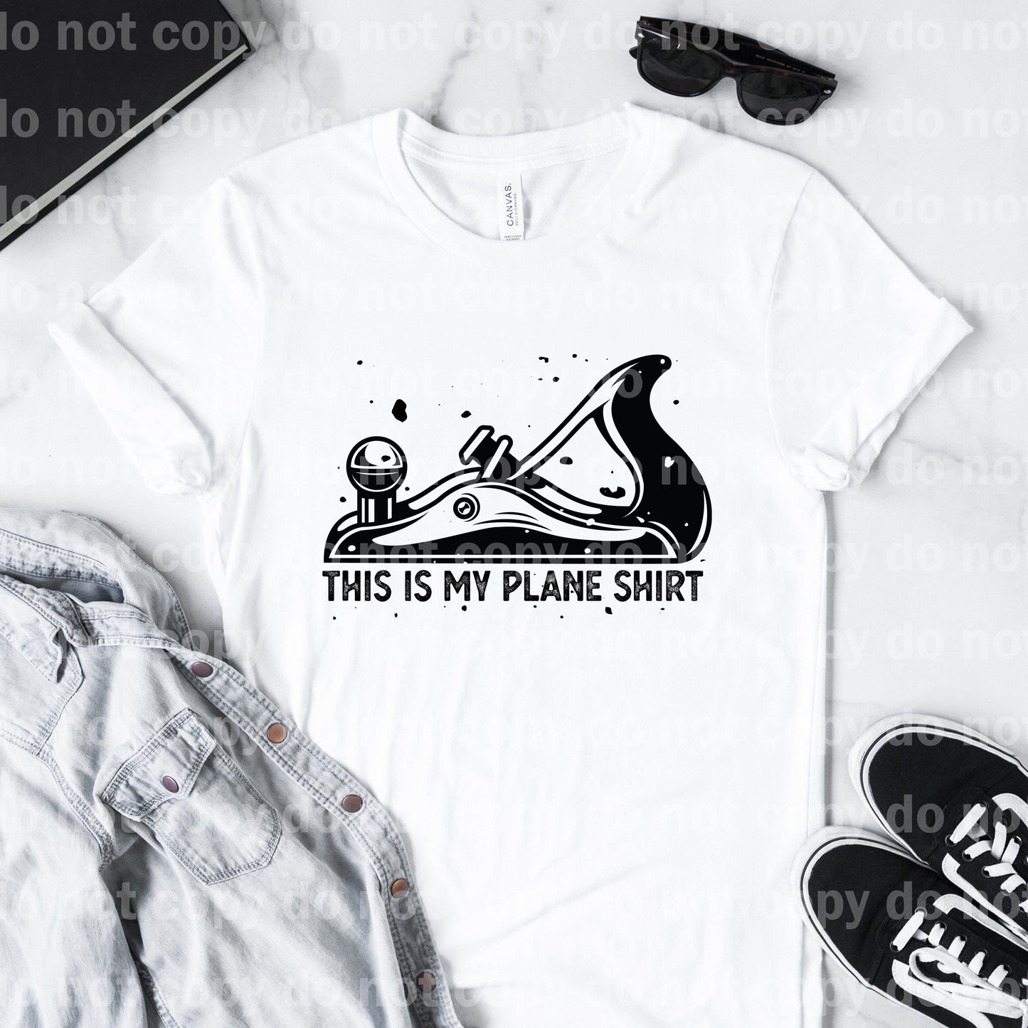 This Is My Planeshirt Black/White Dream Print or Sublimation Print