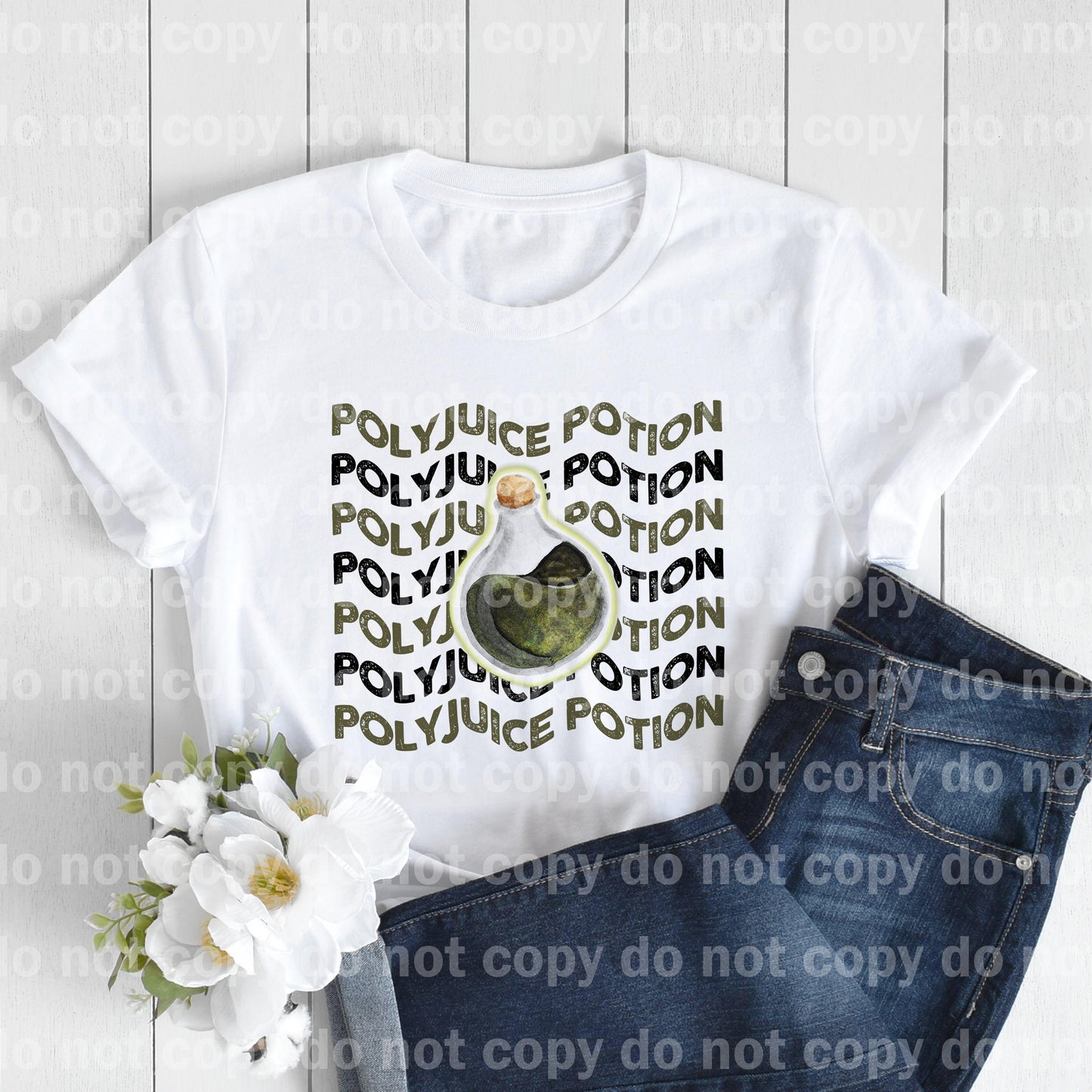 Polyjuice Potion Wavy Word Stack Dream Print or Sublimation Print