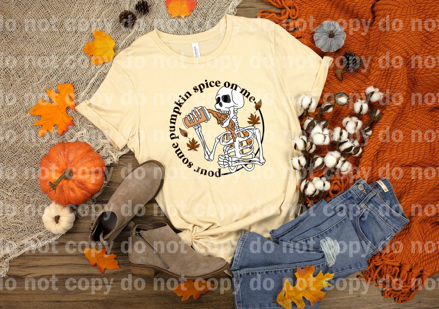 Pour Some Pumpkin Spice On Me Full Color/One Color Dream Print or Sublimation Print