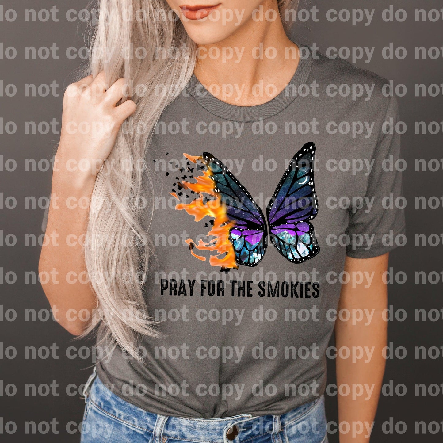Pray For The Smokies Butterfly Dream Print or Sublimation Print