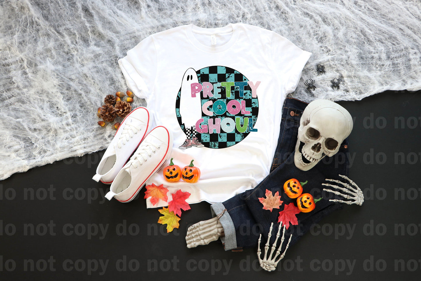 Pretty Cool Ghoul Colored Plaid Dream Print or Sublimation Print
