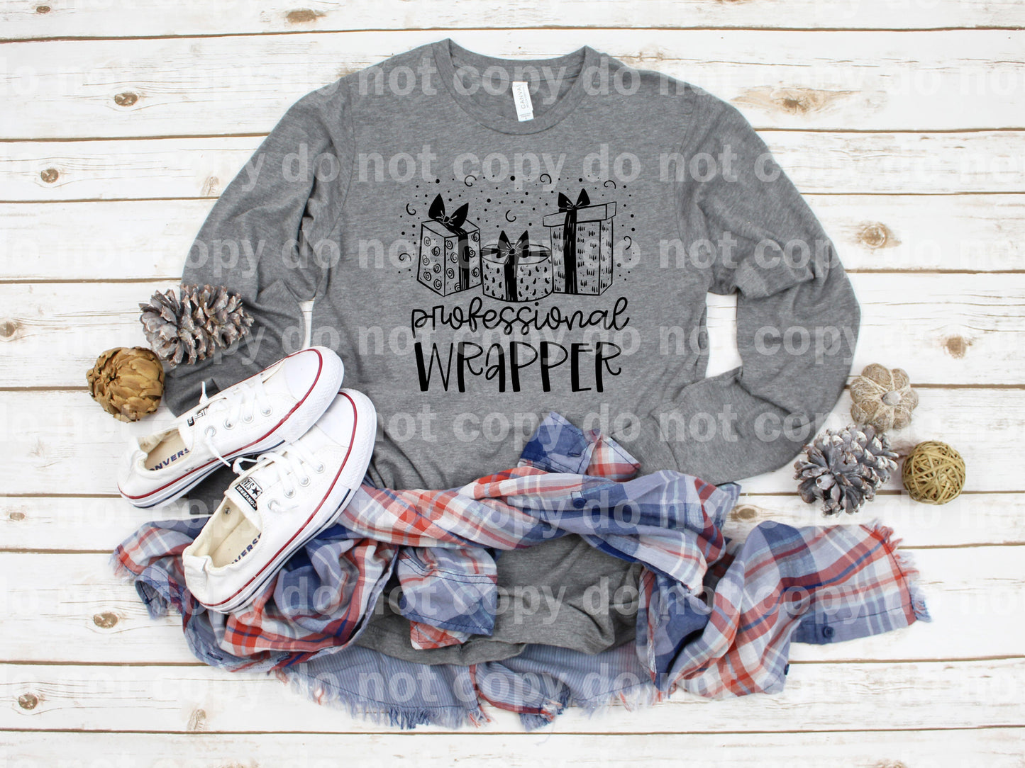 Professional Wrapper Black/White Dream Print or Sublimation Print