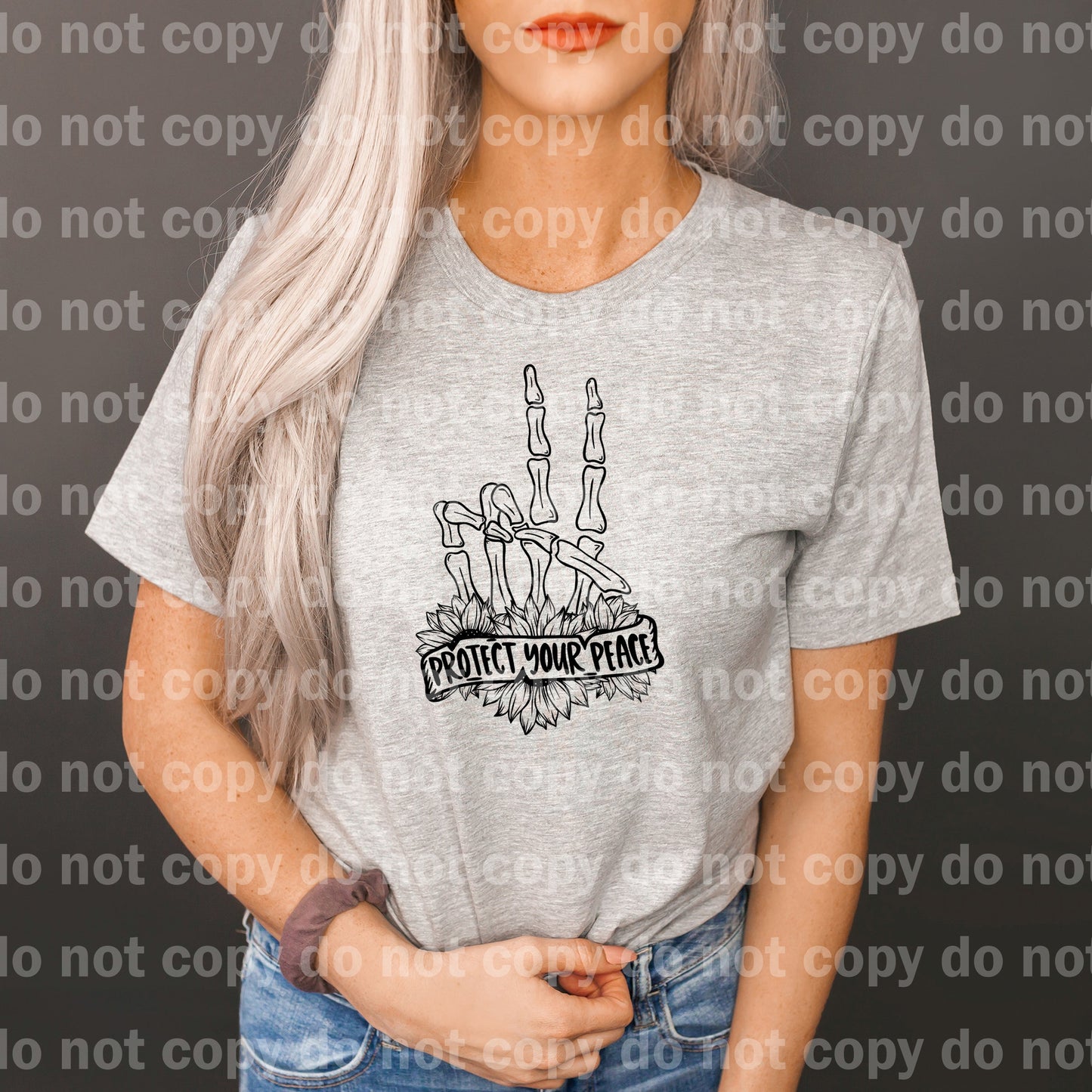 Proteja su paz Skellie Girasol a todo color/impresión de ensueño de un color o impresión por sublimación