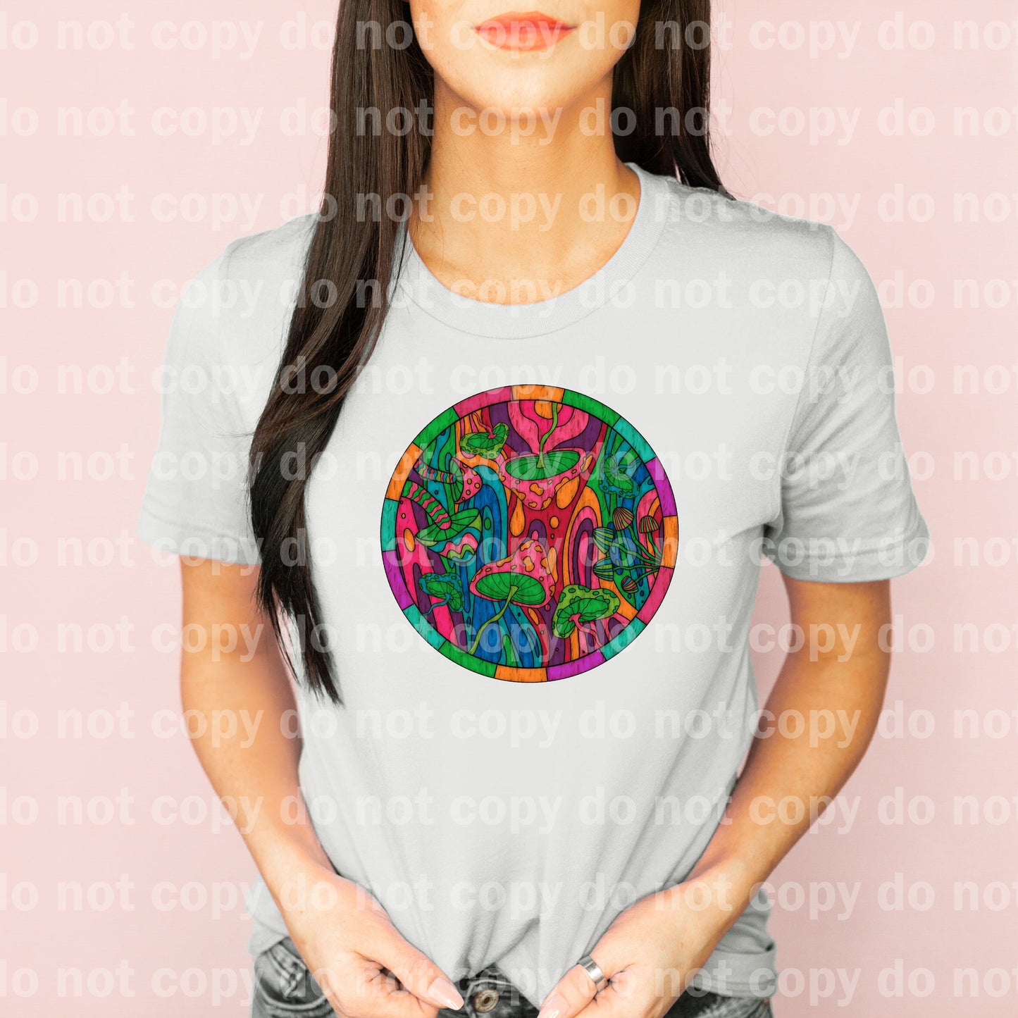 Psychedelic Mushroom Round Dream Print or Sublimation Print