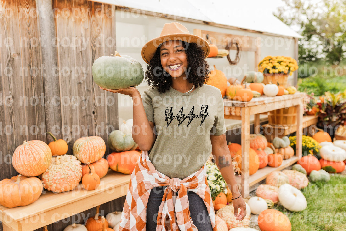 Pumpkin Season Bolts Full Color/One Color Dream Print or Sublimation Print