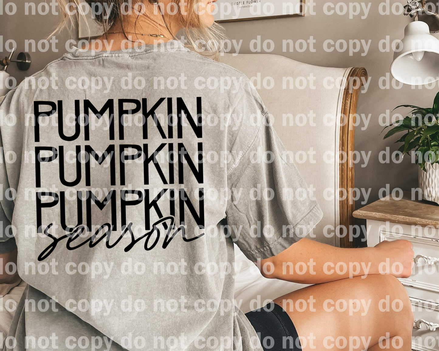 Pumpkin Season Full Color/One Color Dream Print or Sublimation Print