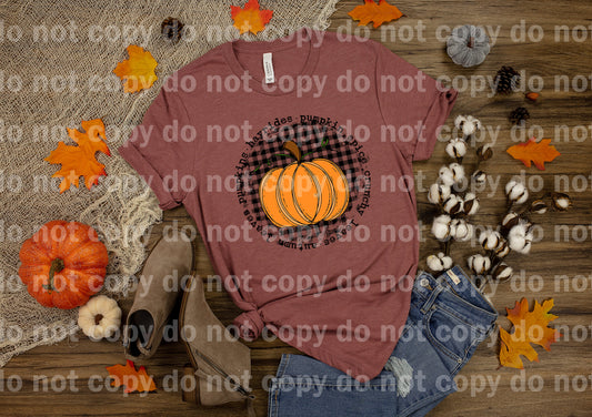 Pumpkins Hayrides Pumpkin Spice Crunchy Leaves Autumn Leaves Full Color/One Color Dream Print or Sublimation Print