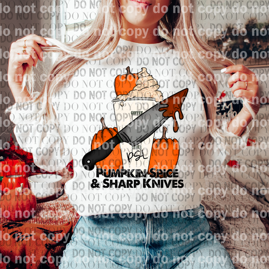 Pumpkin Spice Sharp Knives Full Color/One Color Dream Print or Sublimation Print